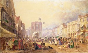 Maidstone High Street From Gabriel's Hill,