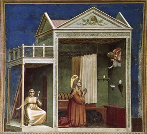 Annunciation To St Anne — Giotto Di Bondone, Proto-renaissance