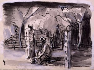 Title Name(japanese）: 永井荷風著『?東綺譚』挿絵3 — Kimura Shōhachi