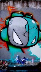 Untitled — A Filipino Artist Known For His Contribution To The Filipino Street Art Project, Street Art