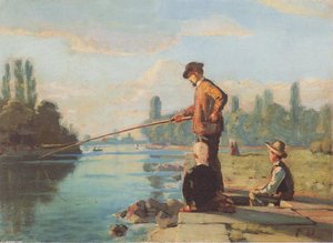 The Fisherman — Ferdinand Hodler