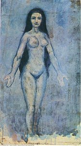 Naked Woman With Dripping Hair — Pablo Picasso, Expressionism