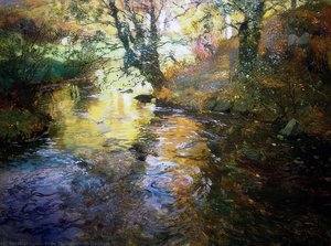 At Quimperlé — Frits Thaulow