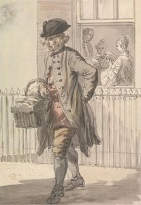 London Cries: A Muffin Man — Paul Sandby, Romanticism
