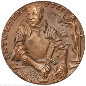 German Reply To Wilson, Either, Or Obverse — Karl Otto Götz