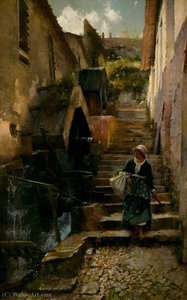 The Water Wheels At Savassa, Italy — Henry Woods