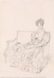 Portrait Of Mme Adolphe-marcellin Defresne, Née Sophie Leroy — Jean-auguste-dominique Ingres