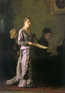 The Pathetic Song, Oil On Canvas, The Corcoran — Thomas Eakins