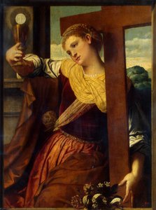 Allegory Of Faith — Alessandro Bonvicino (moretto Da Brescia), Baroque Renaissance Luminosity