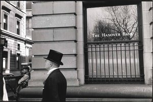 Easter, Man Passing The Hanover Bank — Frank Paulin