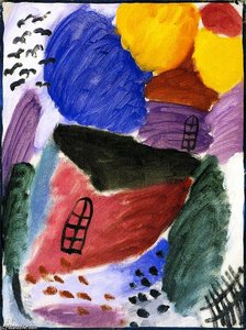 Variation: Russian Motif — Alexej Von Jawlensky