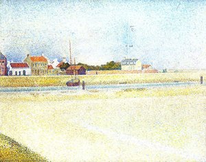 The Channel At Gravelins, Grand-fort-philippe — Georges Seurat