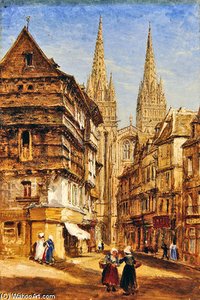 St Corentin Of Quimper Cathedral — William Parrott