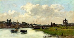 The Port Of Trouville — Eugène Louis Boudin