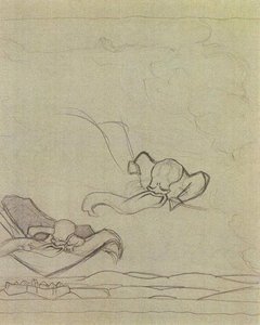 'study To ''flying Carpet''' — Nicholas Roerich