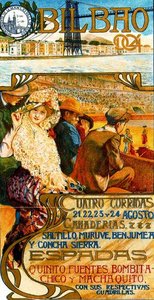 Bullfighting Poster — José Mongrell Torrent