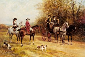 A Chat With His Lordship — Heywood Hardy