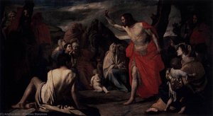 The Preaching Of St John The Baptist In The Desert — Massimo Stanzione