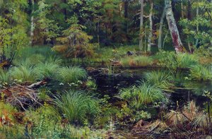Spring In The Forest — Ivan Ivanovich Shishkin