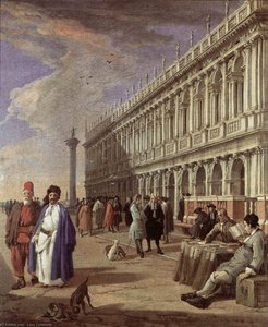 The Piazzetta And The Library — Luca Carlevaris