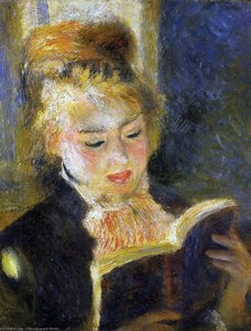 The Reader (also Known As Young Woman Reading A Book) — Pierre-auguste Renoir