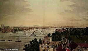 View Of London From Lambeth — Joseph Farington