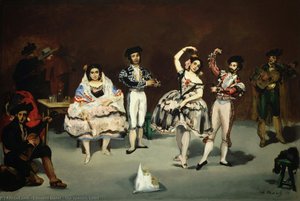 The Spanish Ballet — Édouard Manet, Impressionistic Realism