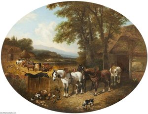 Landscape with Horses