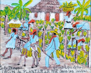 Facon De Planter Le Riz — Gervais Emmanuel Ducasse, Folk Art