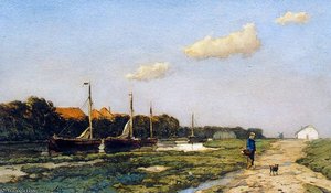 Along The Canal — Jan Weissenbruch