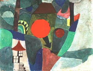 With The Setting Sun — Paul Klee