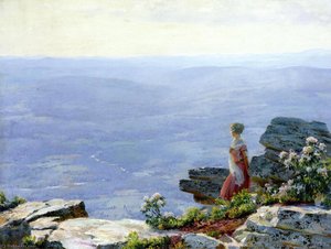 Haze In The Valley — Charles Courtney Curran