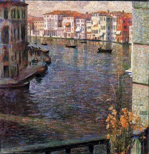 The Grand Canal In Venice — Umberto Boccioni, Italian Futurism