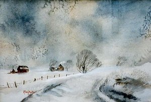 (snow Storm), (painting) — Ruth Van Sickle Ford