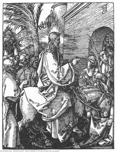 Small Passion: 6. Christ's Entry Into Jerusalem — Albrecht Dürer