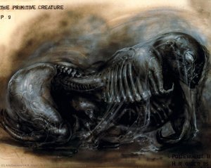 Hr Giger Pii The Primitive Creature P9 — H.r. Giger