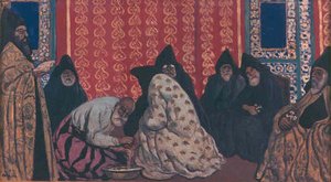 Juif, Lavement Des Pieds À Jérusalem — André Sureda