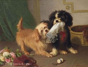 The cheeky dogs