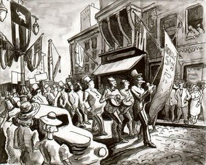 G.o.p. Parade — Thomas Hart Benton