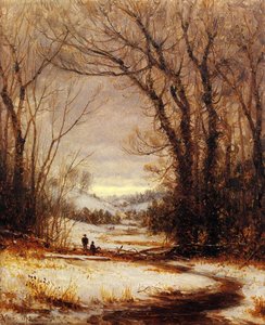 A Winter Walk — Sanford Robinson Gifford