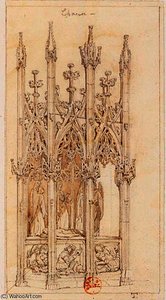 Tomb Of Christ In Thann — Adrien Dauzats