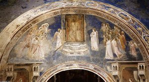 No. 13 God Sends Gabriel To The Virgin — Giotto Di Bondone, Early Renaissance