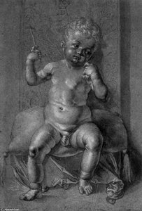 Seated Nude Child — Albrecht Dürer