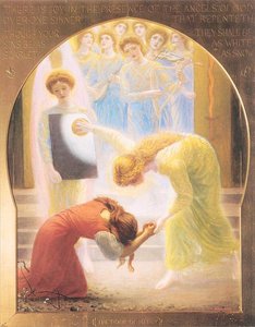 The Door Of Mercy — Arthur Hughes