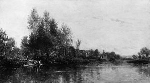 The Banks Of The Oise — Charles-françois Daubigny