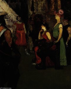 Mesalina In The Throne — Henri De Toulouse-lautrec