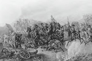 French Cuirassiers Charge Into The Great Redoubt During The Battle Of Borodino — Adam Albrecht