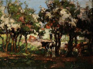 Cows Under Trees — William Watt Milne