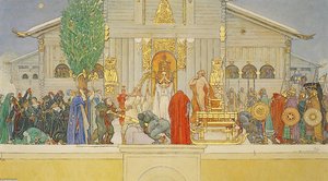 Midvinterblot (sketch) 4 — Carl Larsson