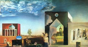 Suburbs Of A Paranoiac Critical Town, Afternoon On The Outskirts Of European History — Salvador Dalí, Surrealism